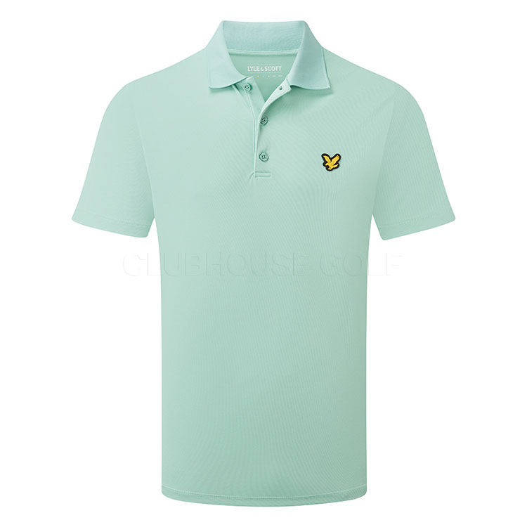 Lyle & Scott Tech Golf Polo Shirt Mineral Turquoise
