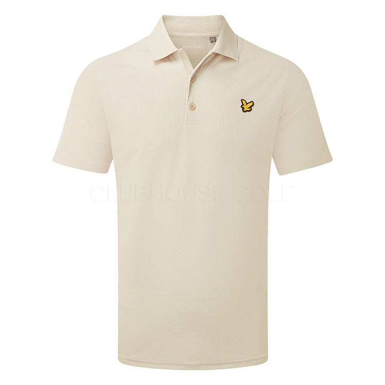 Lyle & Scott Tech Golf Polo Shirt Sesame