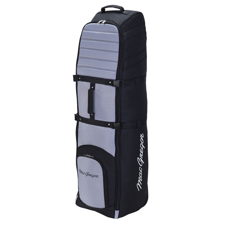 MacGregor VIP II Deluxe Wheeled Golf Travel Cover Black / Silver