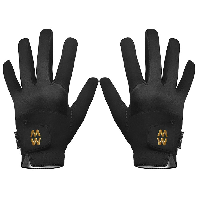 MacWet Climatec Rain Golf Gloves (Pair Pack) Black