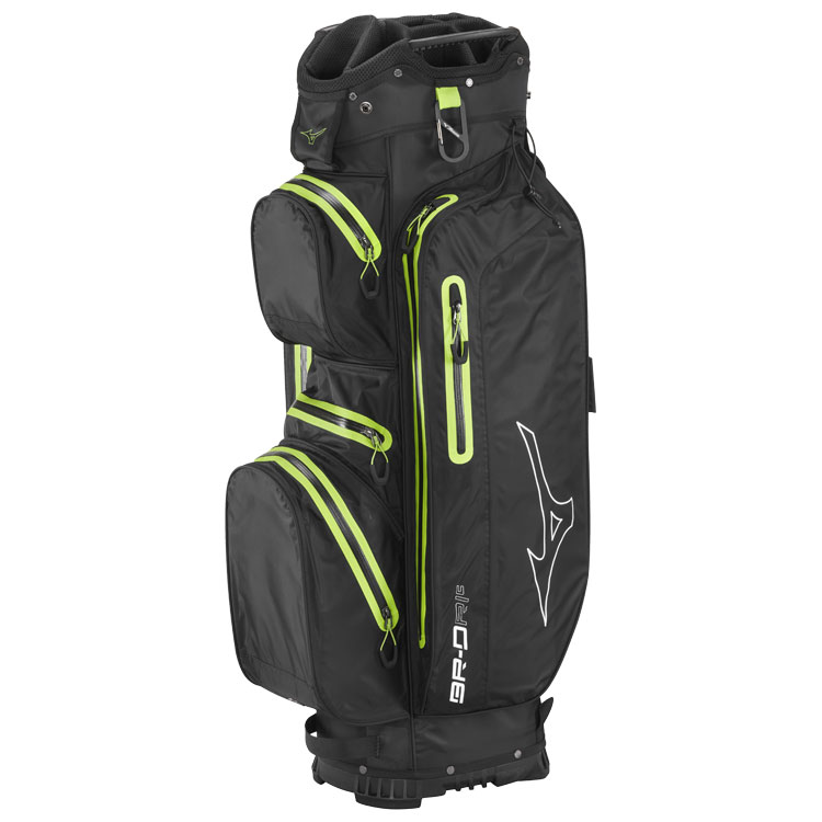 Mizuno BR-DRI Waterproof Golf Cart Bag Black / Green