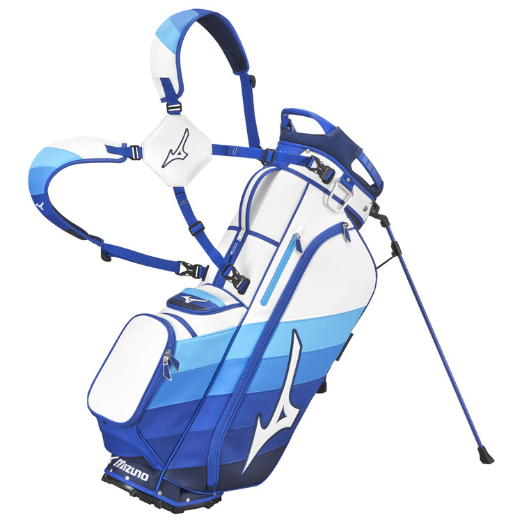 Mizuno Tour Golf Stand Bag White / Staff Blue