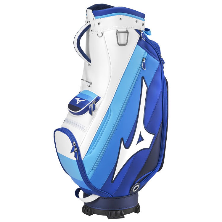Mizuno Tour Staff Mid Golf Cart Bag Staff White / Staff Blue