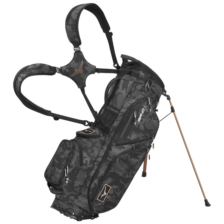 Mizuno BR-DX Golf Stand Bag Black Camo / Copper