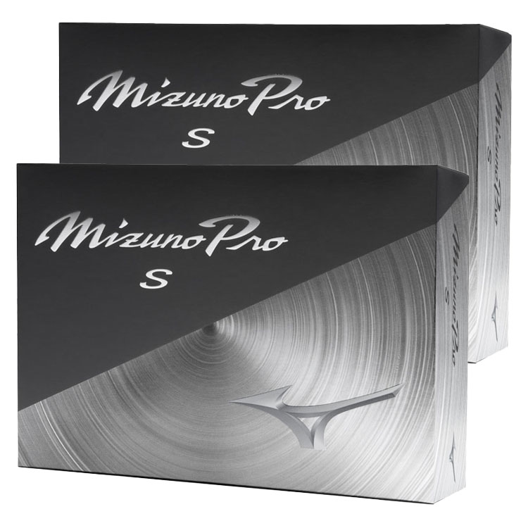 Mizuno Pro S Golf Balls White (Double Dozen) White Balls  /  2 Dozen