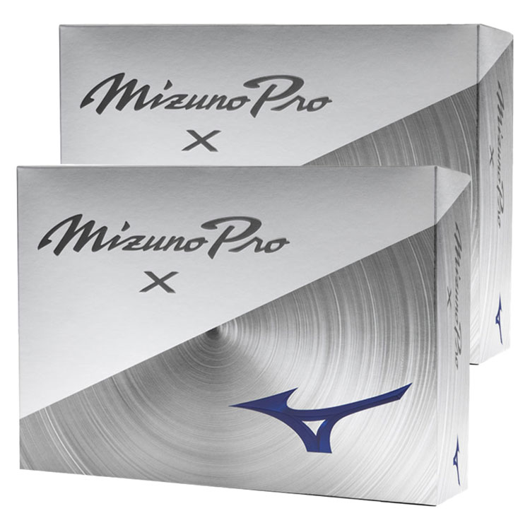 Mizuno Pro X Golf Balls White (Double Dozen) White Balls  /  2 Dozen