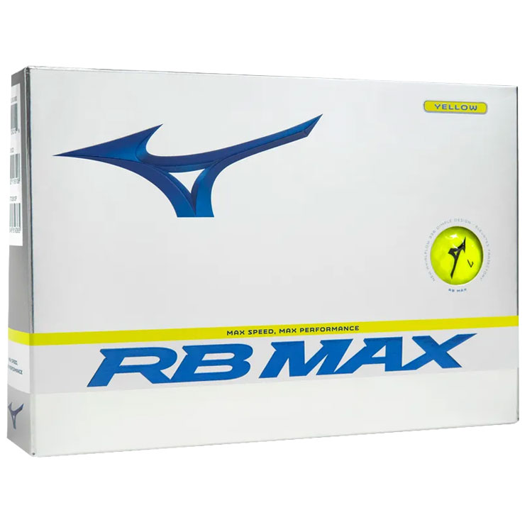 Mizuno RB MAX Golf Balls Yellow Balls  /  Dozen