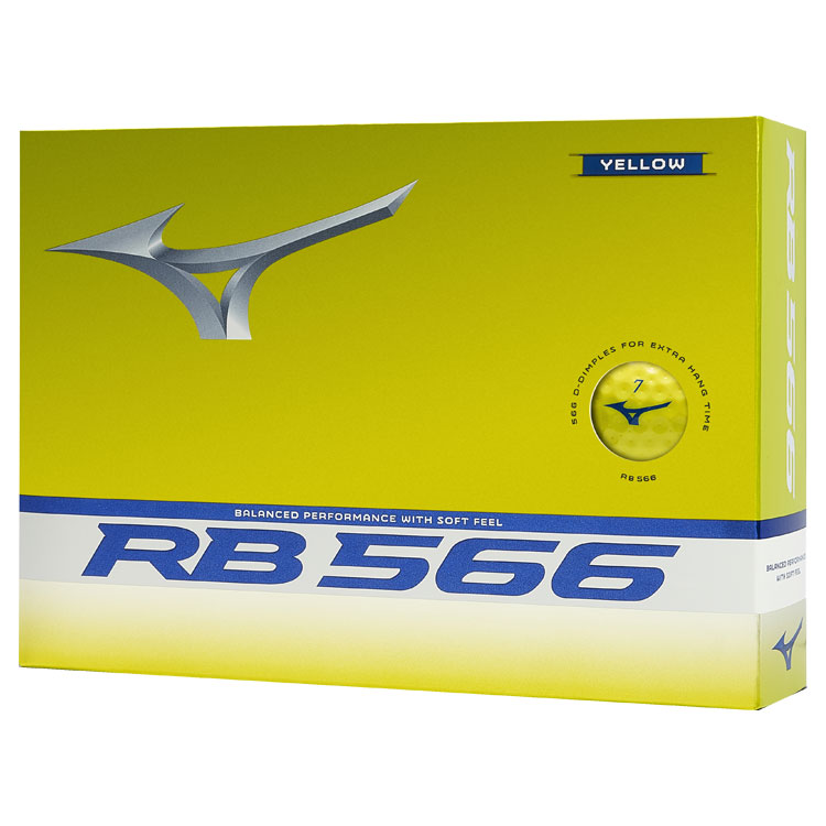 Mizuno RB 566 Golf Balls Yellow Balls  /  Dozen