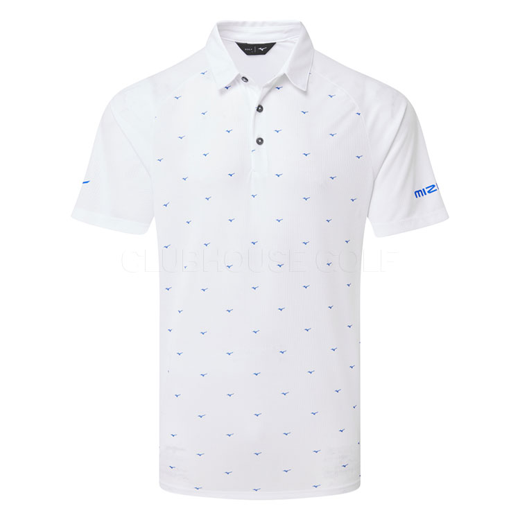 Mizuno RB Golf Polo Shirt White