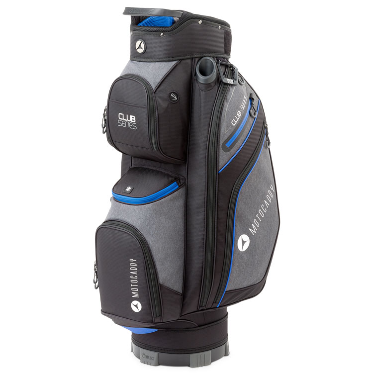 Motocaddy Club Series Golf Cart Bag Black / Charcoal / Blue