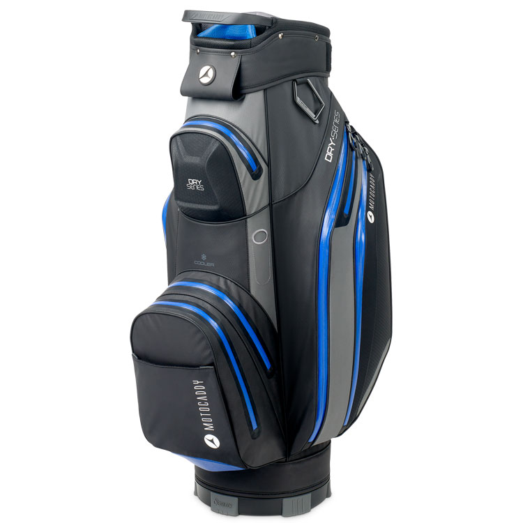 Motocaddy Dry Series Golf Cart Bag Black / Charcoal / Blue