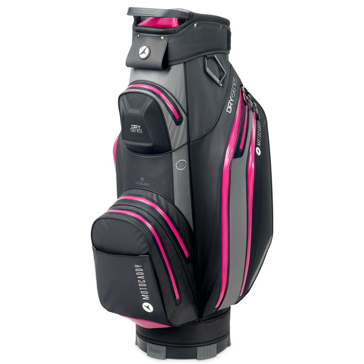 Motocaddy Dry Series Golf Cart Bag Black / Charcoal / Fushia