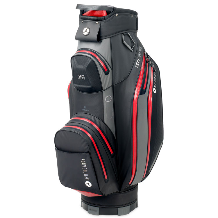 Motocaddy Dry Series Golf Cart Bag Black / Charcoal / Red