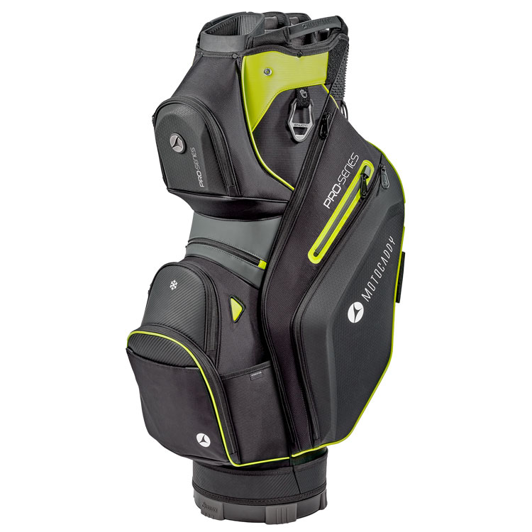 Motocaddy Pro Series Golf Cart Bag Charcoal / Lime
