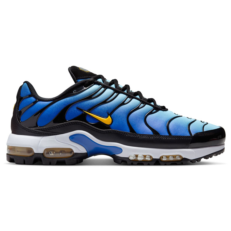 Nike Air Max Plus Golf Shoes Hyper Blue / Infinite Gold / Sky Blue