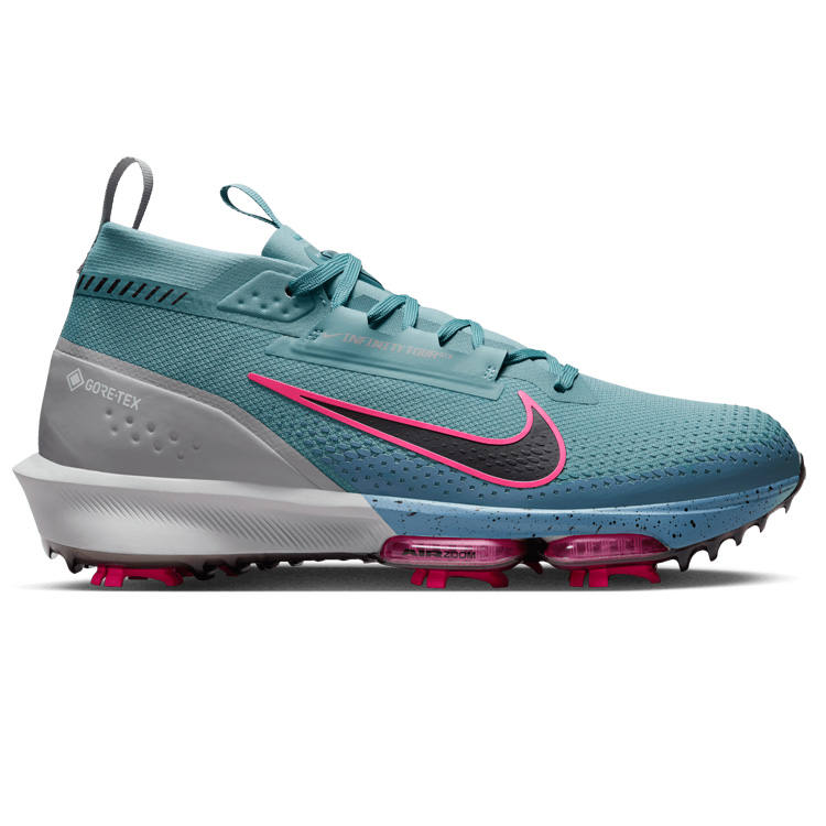Nike Air Zoom Infinity Tour NEXT% 2 GTX Golf Shoes Denim Turq / Black / Aegean Storm / Hyper Pink