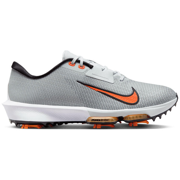 Nike Air Zoom Infinity Tour NEXT% 2 Golf Shoes Pure Platinum / Safety Orange / White