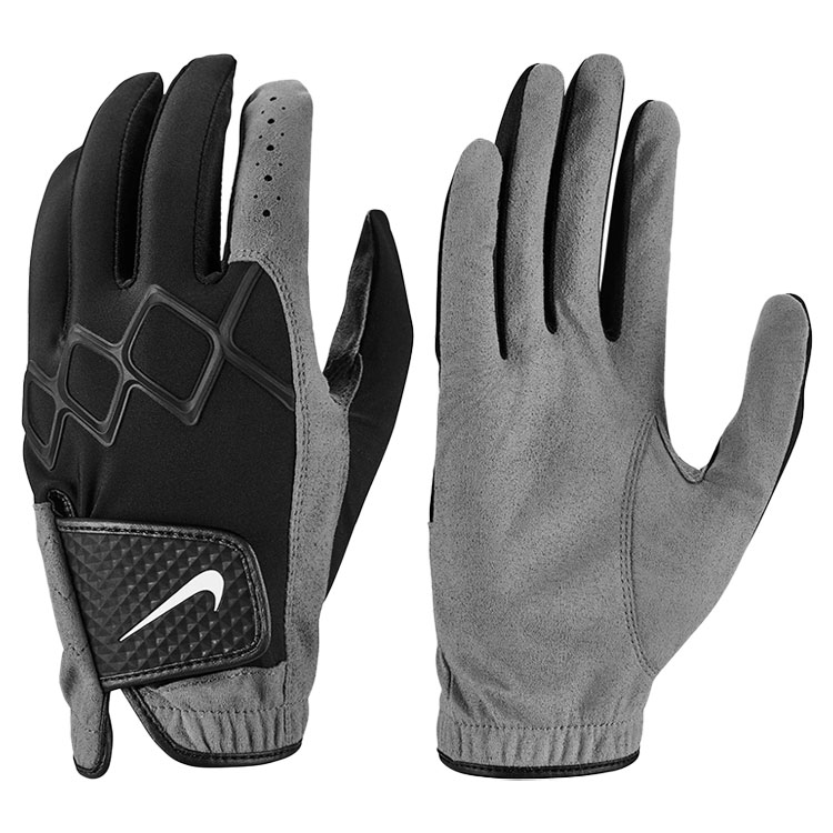 Nike All Weather Golf Gloves (Pair Pack) Black / White