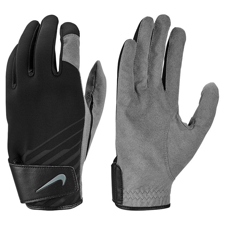Nike Cold Weather Golf Gloves (Pair Pack) Black / Grey