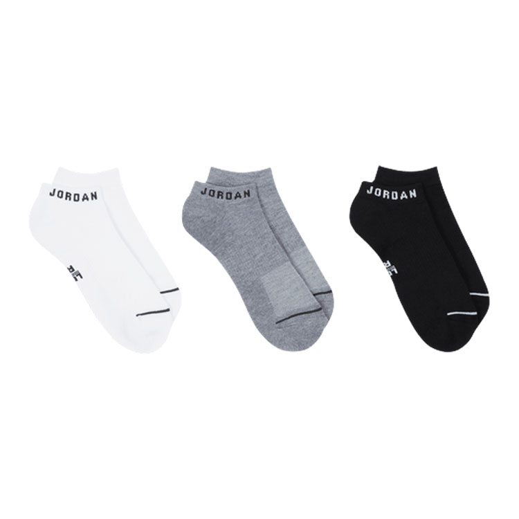 Nike Jordan Everyday No Show Golf Socks (3 Pack) Multi