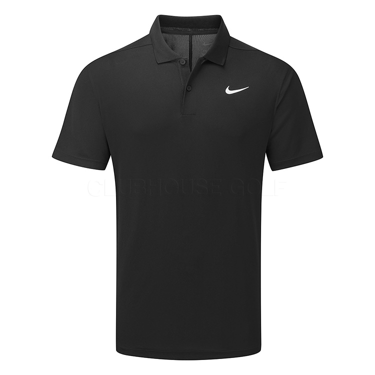Nike Dry Victory Solid Golf Polo Shirt Black / White