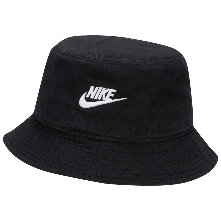 Nike Washed Apex Golf Bucket Hat Black / White