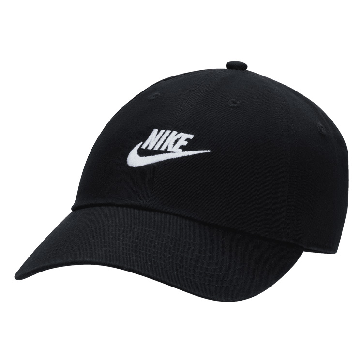 Nike Washed Club Golf Cap Black / White