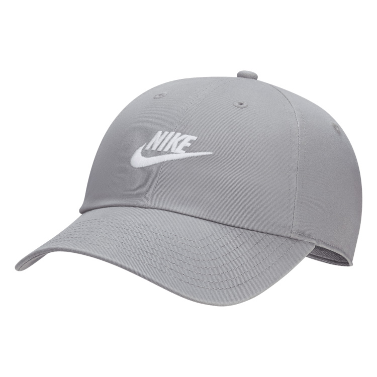 Nike Washed Club Golf Cap Particle Grey / White
