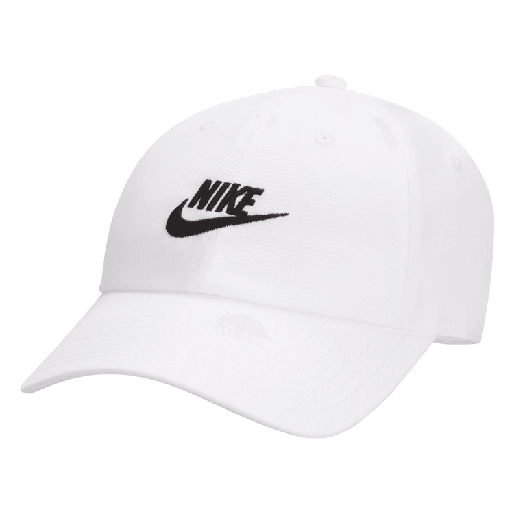 Nike Washed Club Golf Cap White / Black