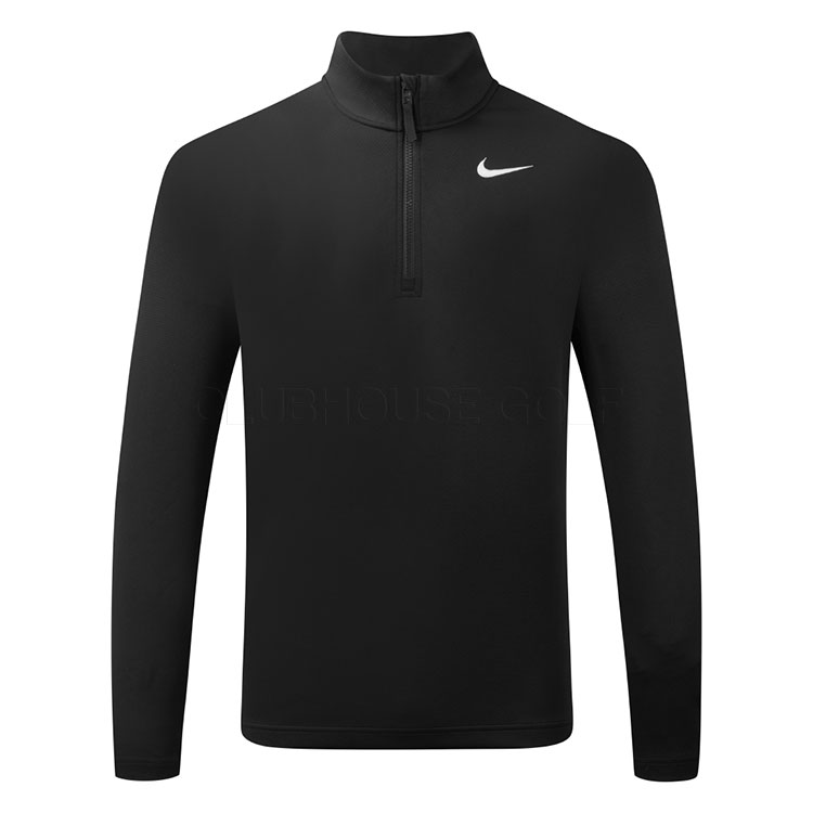 Nike Dry Therma Flex Victory 1/2 Zip Golf Sweater Black / White