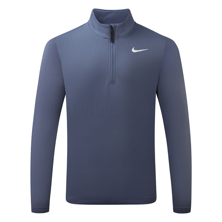 Nike Dry Therma Flex Victory 1/2 Zip Golf Sweater Diffused Blue / Obsidian / White