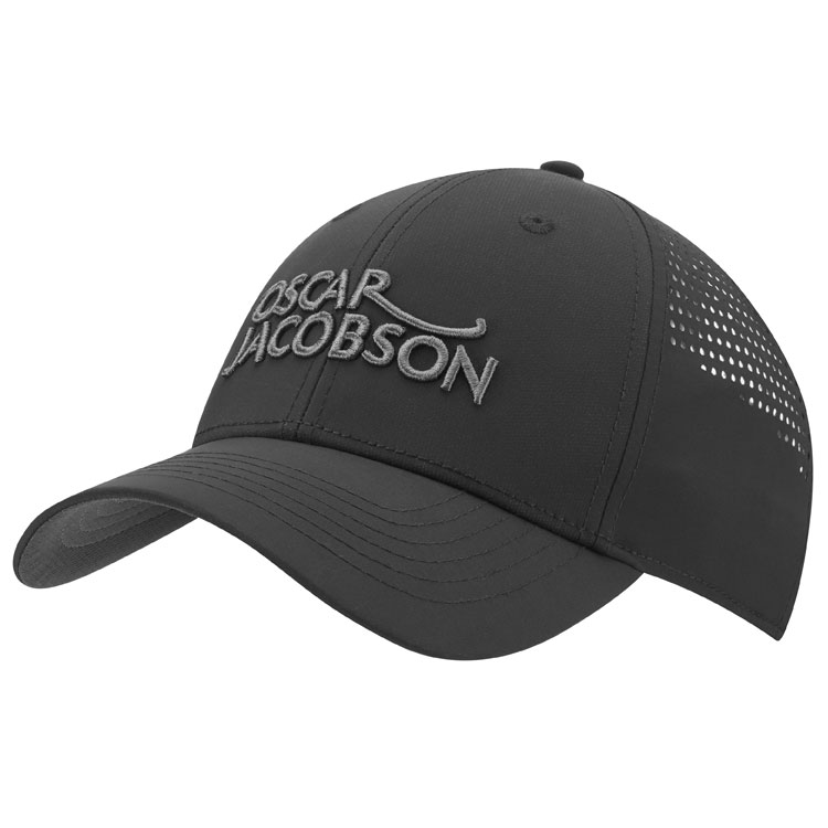 Oscar Jacobson Maddox Golf Cap Black / Pewter