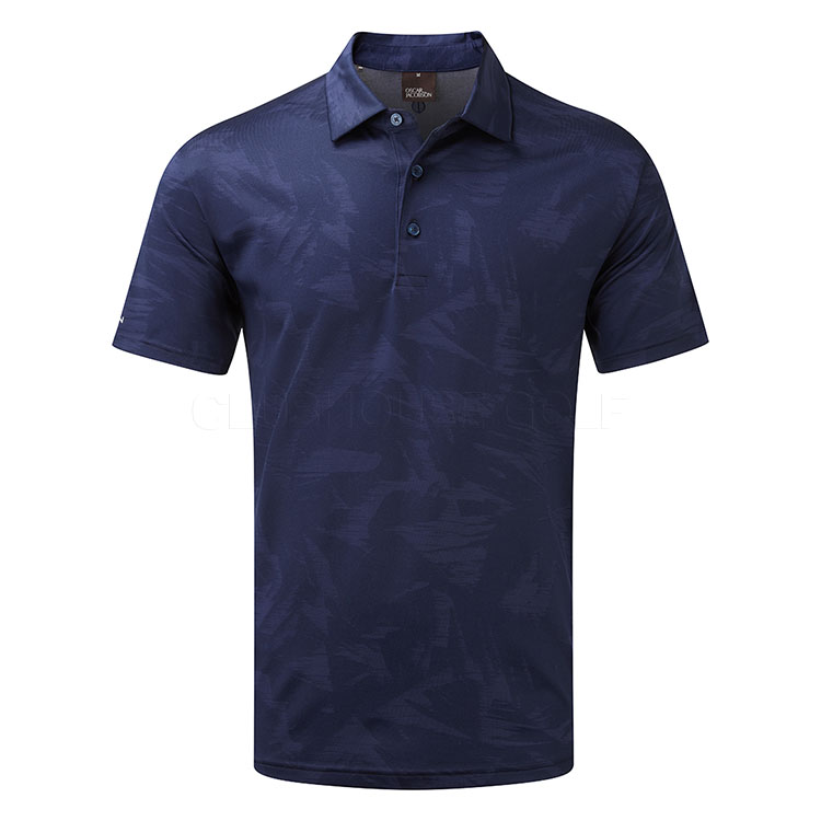 Oscar Jacobson Bulkeley Golf Polo Shirt Navy