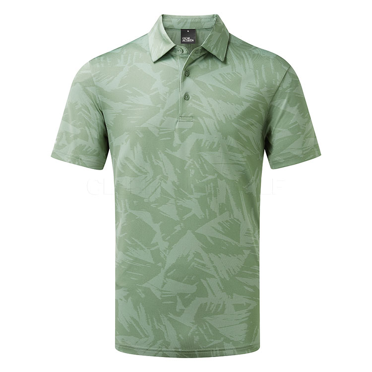 Oscar Jacobson Bulkeley Golf Polo Shirt Watercress