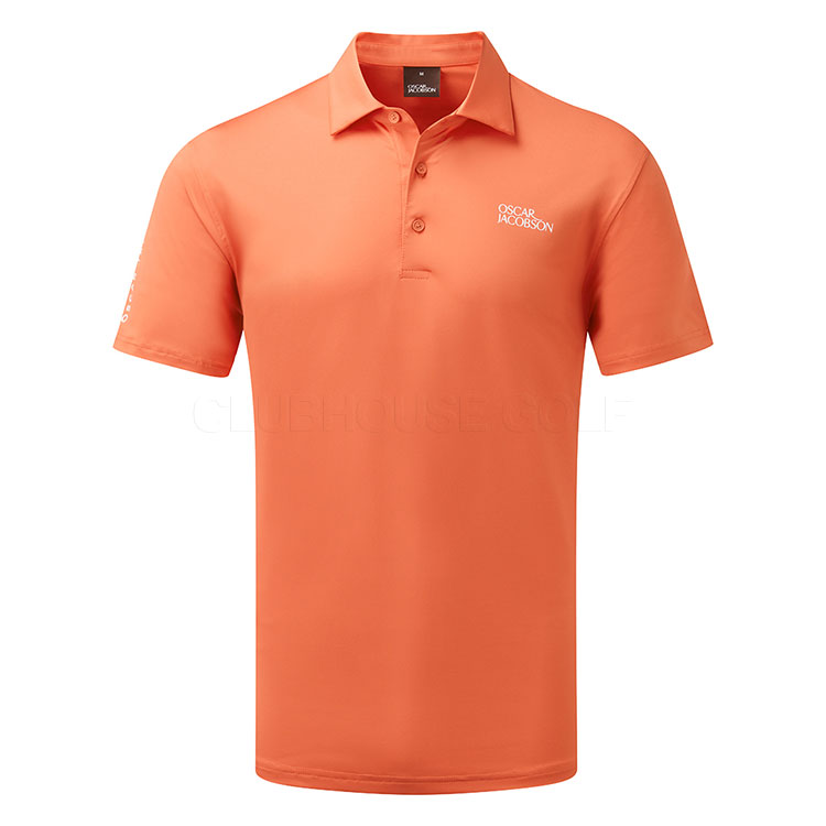 Oscar Jacobson Bullock Tour Golf Polo Shirt Mandarin
