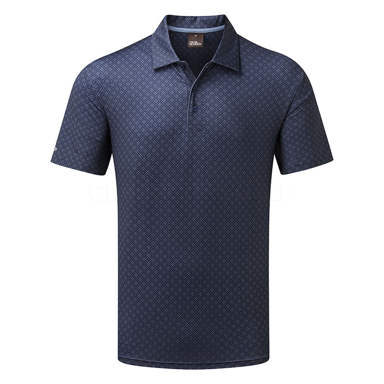 Oscar Jacobson Guildford Golf Polo Shirt Navy