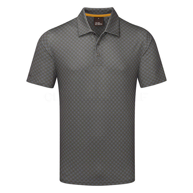 Oscar Jacobson Guildford Golf Polo Shirt Pewter