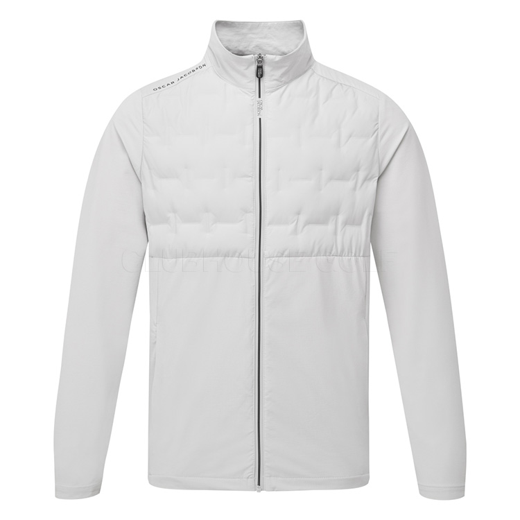 Oscar Jacobson Hackney Padded Golf Wind Jacket Lunar Grey