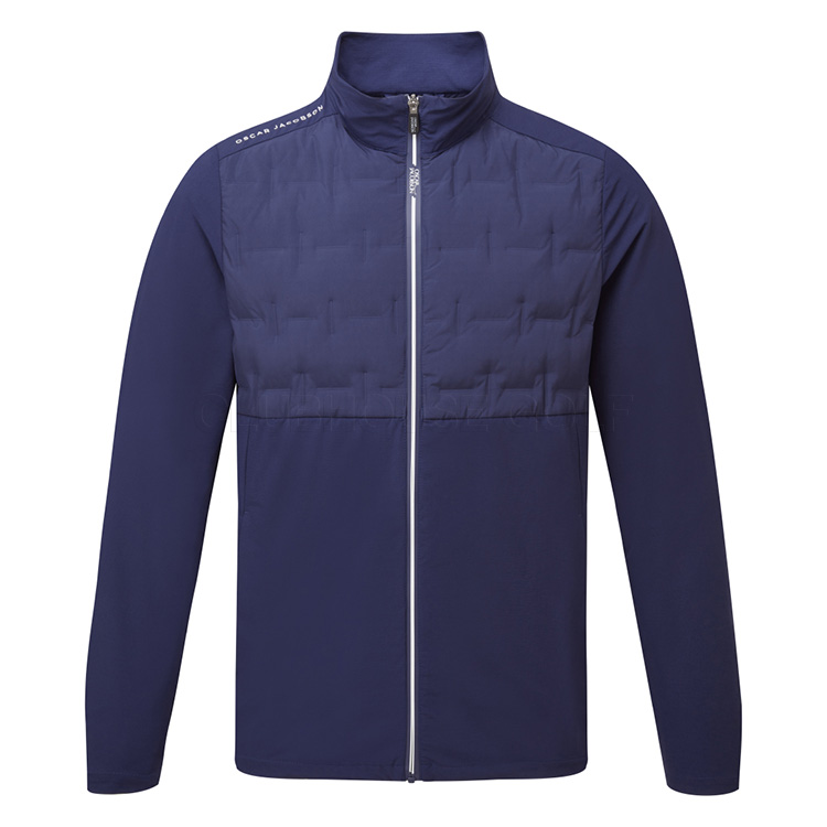 Oscar Jacobson Hackney Padded Golf Wind Jacket Navy
