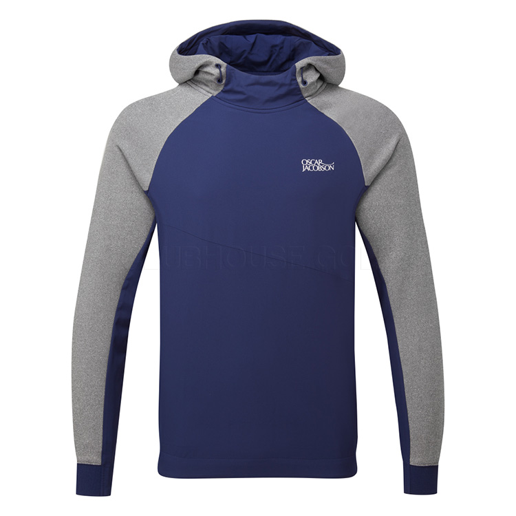 Oscar Jacobson Oakways Golf Hoodie Navy / Grey