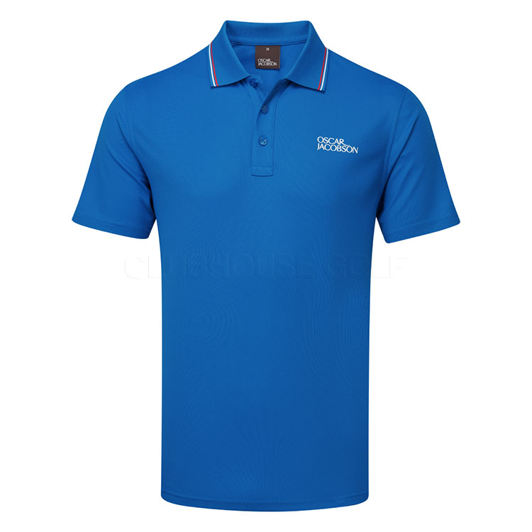 Oscar Jacobson Stanley Golf Polo Shirt Lapis Blue