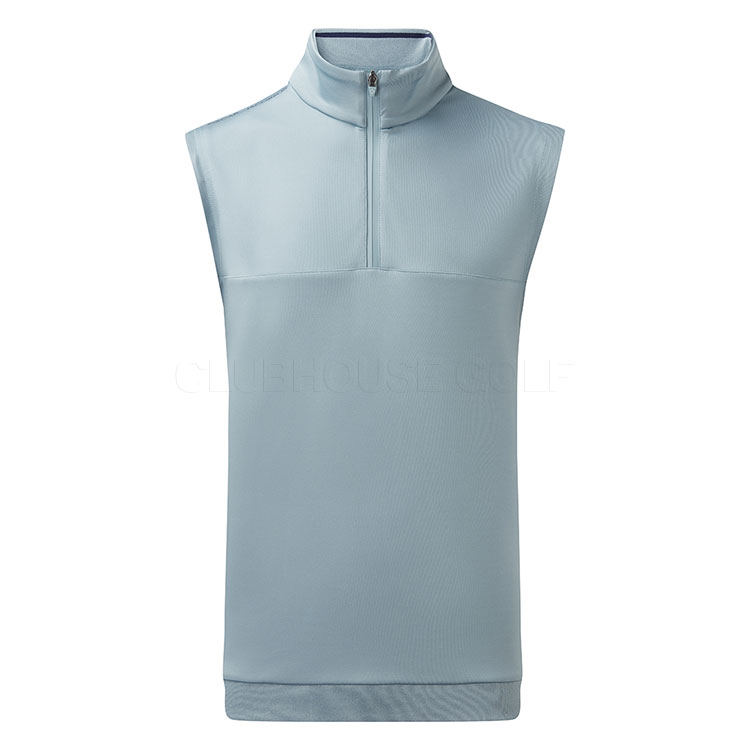 Oscar Jacobson Westland 1/4 Zip Golf Vest Skyway