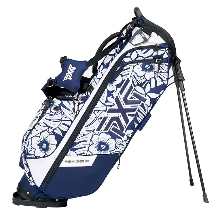 PXG Aloha 25 Carry Golf Stand Bag Navy / White
