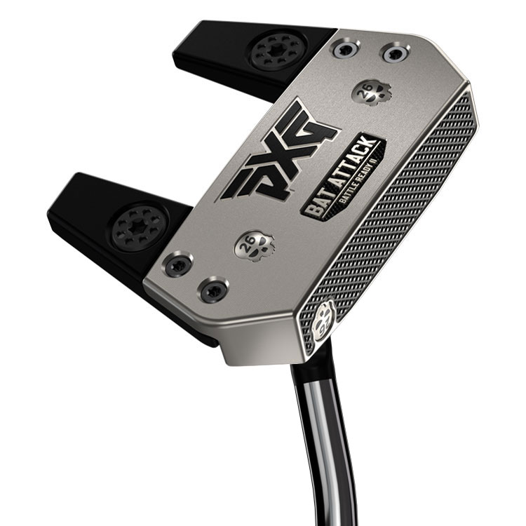 PXG Battle Ready II Bat Attack Double Bend Golf Putter Mens  /  Right Handed