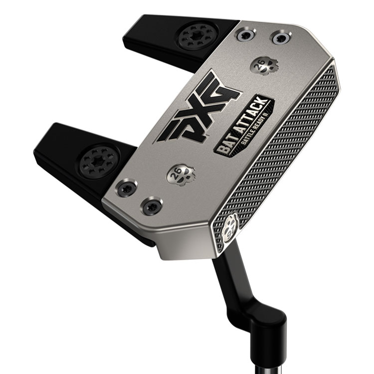 PXG Battle Ready II Bat Attack Plumbers Neck Golf Putter Mens  /  Right Handed