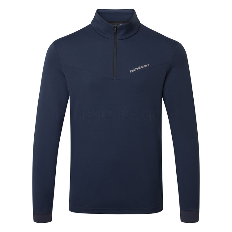 Peak Performance Chase 1/2 Zip Golf Sweater Blue Shadow