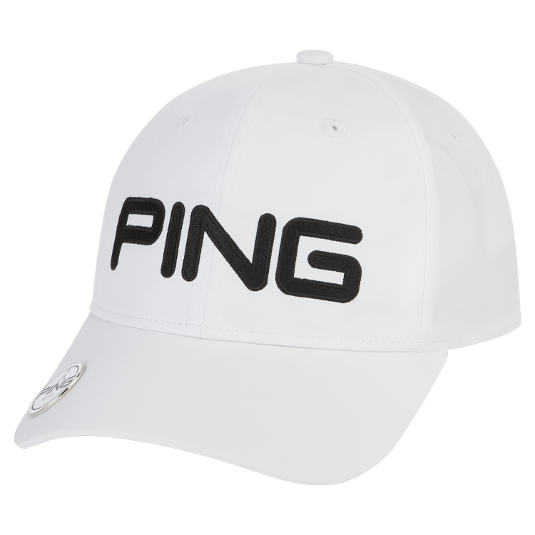 Ping Ball Marker Golf Cap White