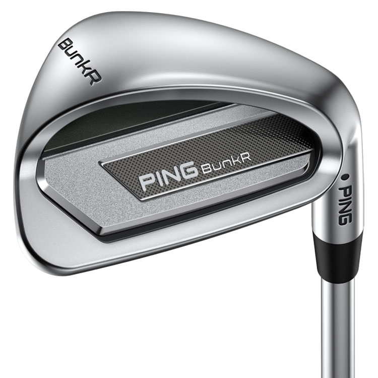 Ping BunkR Satin Chrome Golf Wedge Mens  /  Left Handed  /  Steel
