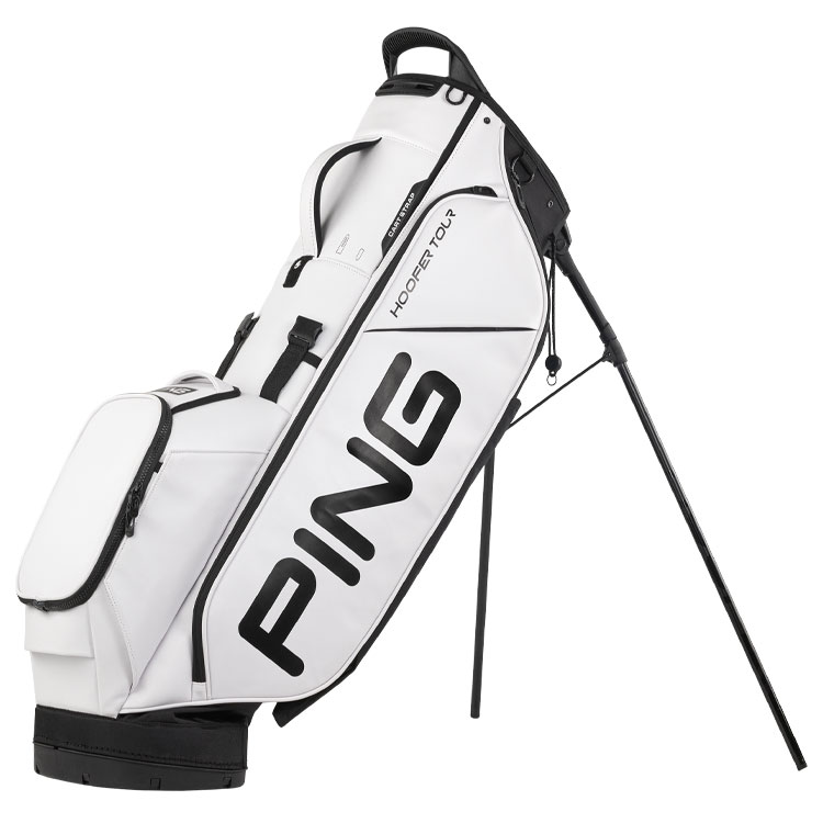 Ping Hoofer Tour Golf Stand Bag White / Black
