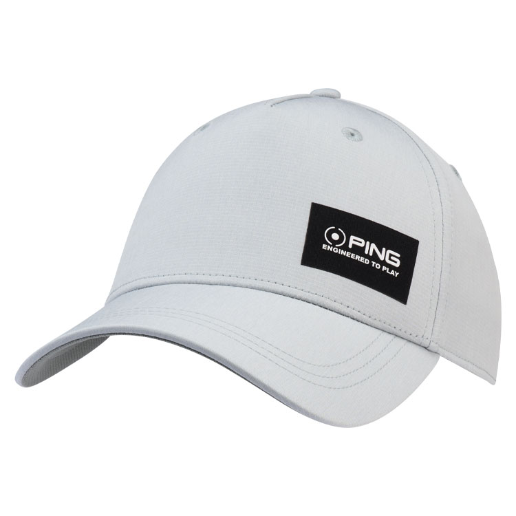 Ping Koa Badge Golf Cap Pearl Grey Marl